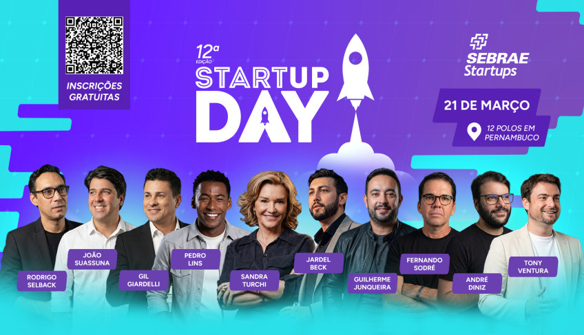 Startup Day mobiliza ecossistema de inovação em 12 cidades de Pernambuco neste sábado (21)